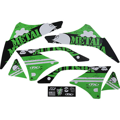 METAL MULISHA SHROUD/AIRBOX GRAPHIC KIT KAWASAKI KX450F 09-11#mpn_23-11128