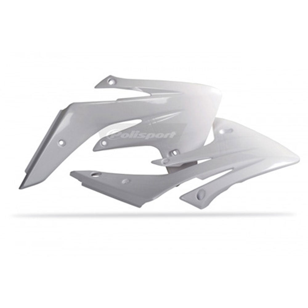 Polisport 8412200002 Radiator Scoops - White #8412200002