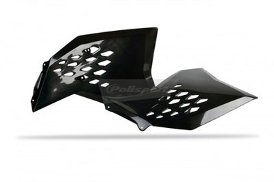 RADIATOR SCOOPS KTM 125/250 SX Factory COLOR BLACK#mpn_8428200001