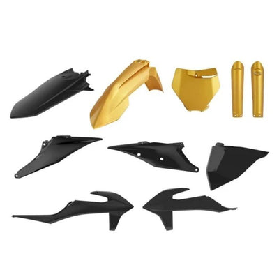 POLISPORT FULL MX KIT GOLD/BLACK#mpn_91052