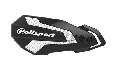 POLISPORT HANDGUARDS,MX FLOW BLACK/WHITE#8308200013