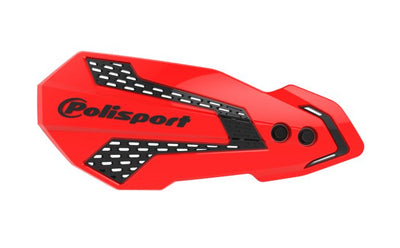 POLISPORT HANDGUARDS,MX FLOW RED/BLACK#mpn_8308200021