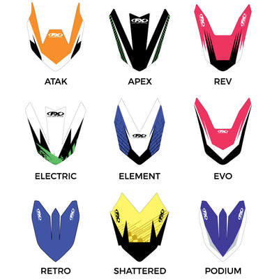 Factory Effex Custom Front Fender Graphics#mpn_01-30000-A