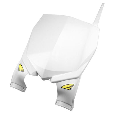 Factory Effex Cycra Plastic Front Number Plate White For Yamaha#mpn_12-73244