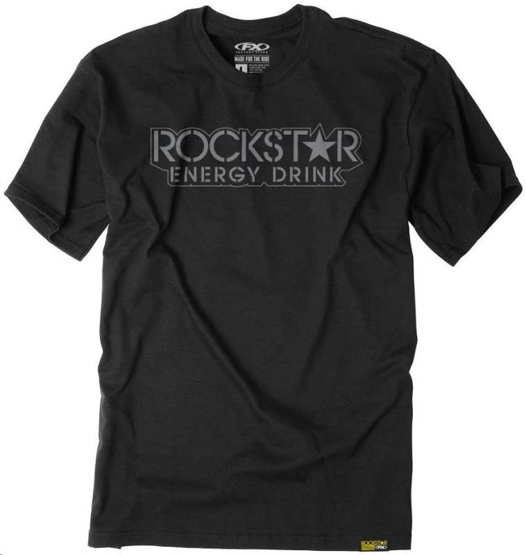 Factory Effex Rockstar Stencil T-Shirt Black Medium#mpn_21-87612