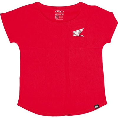 Factory Effex Honda Wing Women's Tee Small#mpn_22-87350