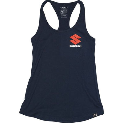 Factory Effex Suzuki Icon Women's Tank Top Small#mpn_22-87460