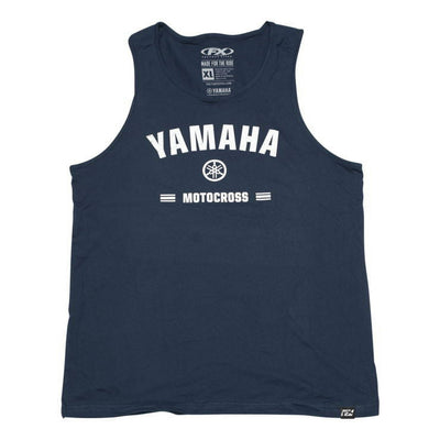 Factory Effex Yamaha Speedy Men's Tank Top Navy Large#mpn_22-87254