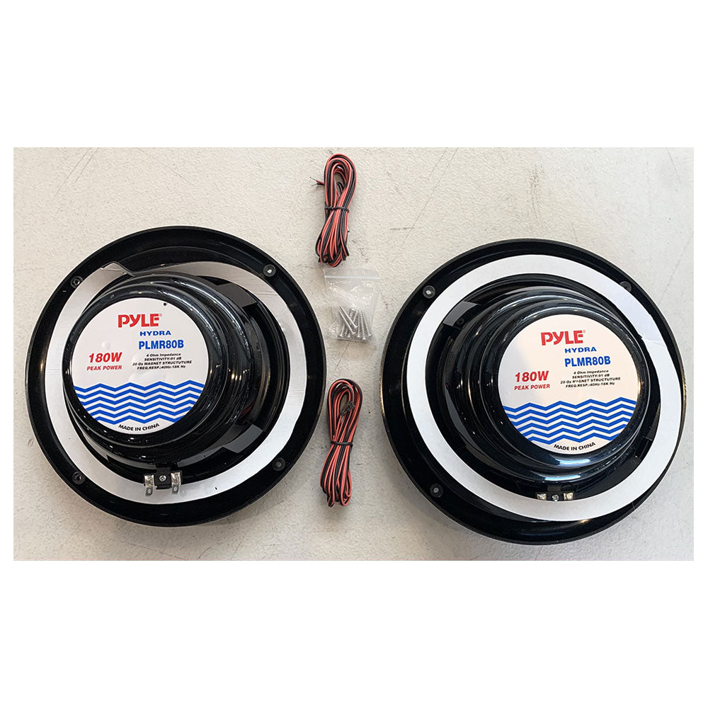 8'' Marine Component Speakers PLMR80B#PLMR80B