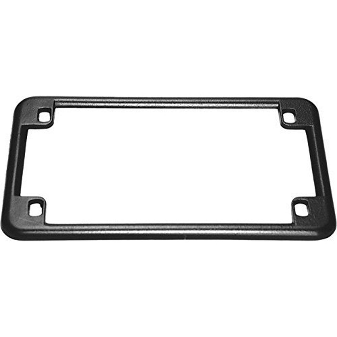 Emgo 86-42610 License Plate Frame - Black #86-42610