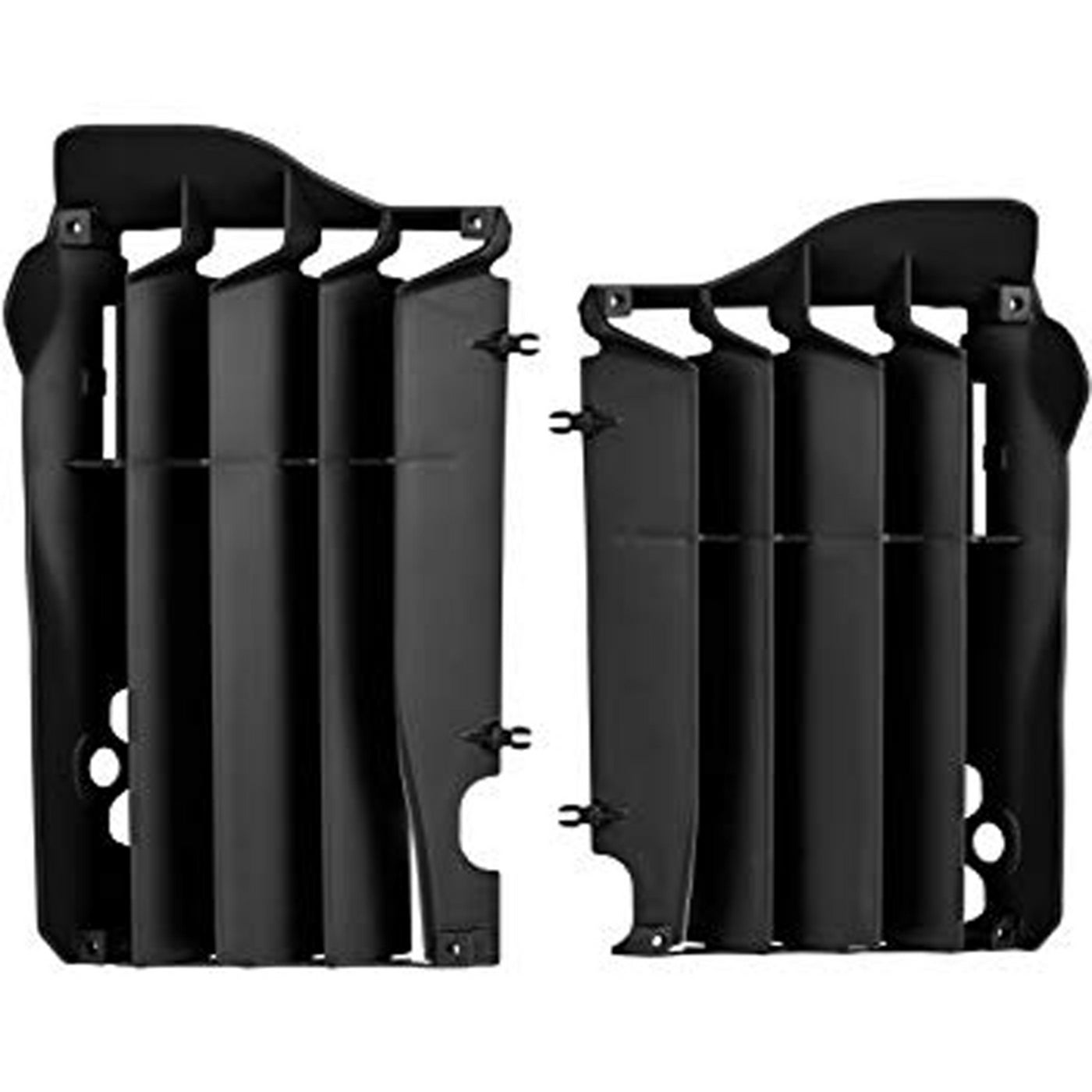 POLISPORT RADIATOR LOUVERS, KAWASAKI, BLACK#mpn_8457800001