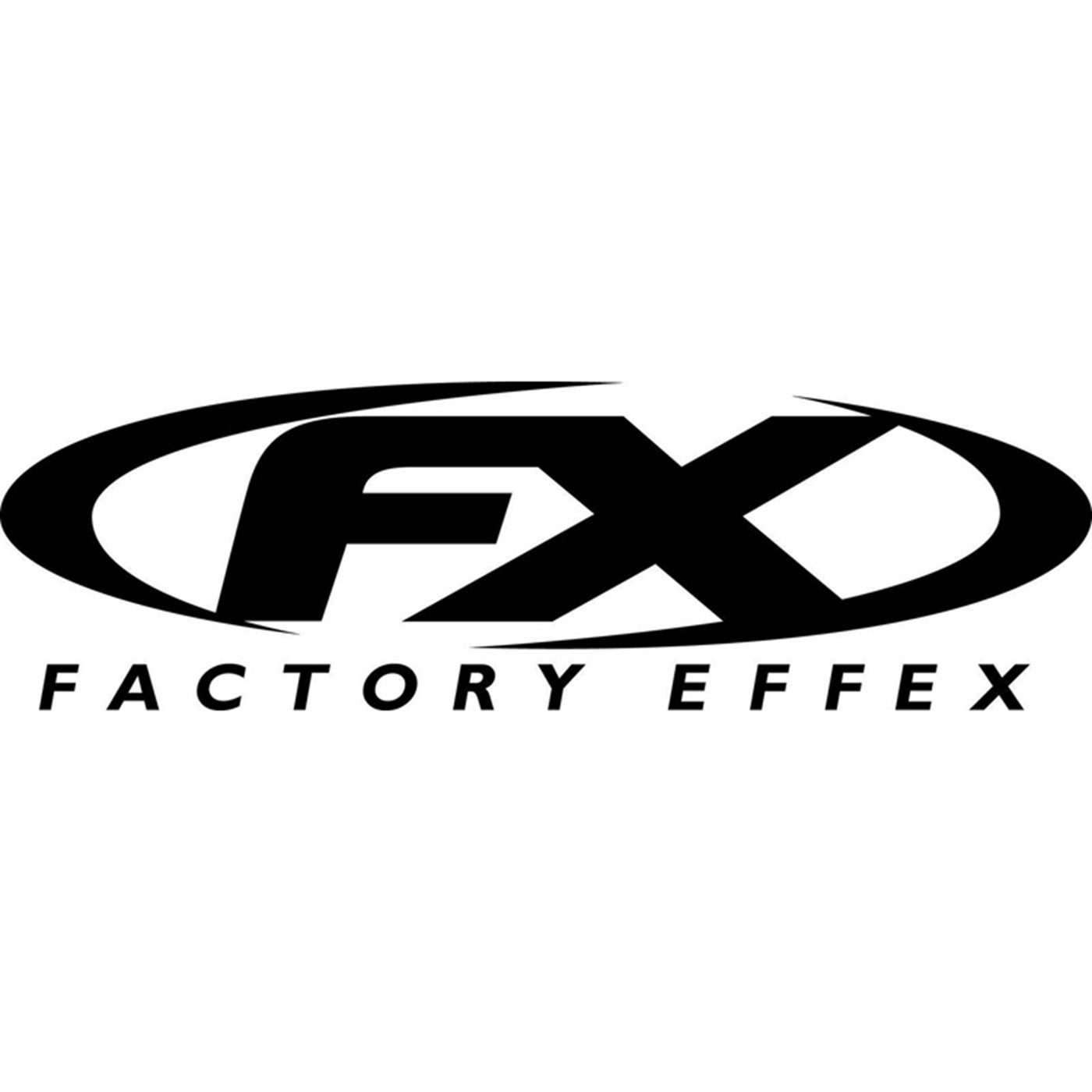 Factory Effex 12-94016 Die-Cut Sticker - 3" Black #12-94016