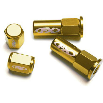 Factory Effex Valve Cap/Rim Lock Kit Universal Yellow#mpn_17-36724