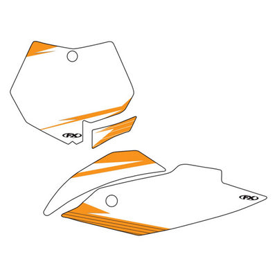 Factory Effex Graphic Pre-Cut Number Plate Backgrounds 2015#mpn_12-64522