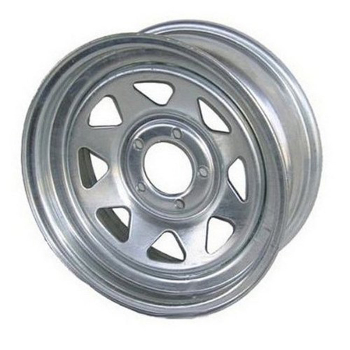 American Tire 20354 14" Galvanized Wheel - 5 Hole #20354