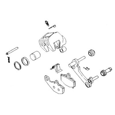 K&L 32-1315 Brake Caliper Rebuld Kit #32-1315