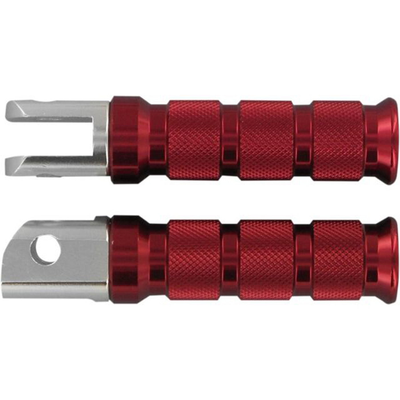 Emgo 50-11362A Aluminium Front Foot Peg Slash Out - Red #50-11362A