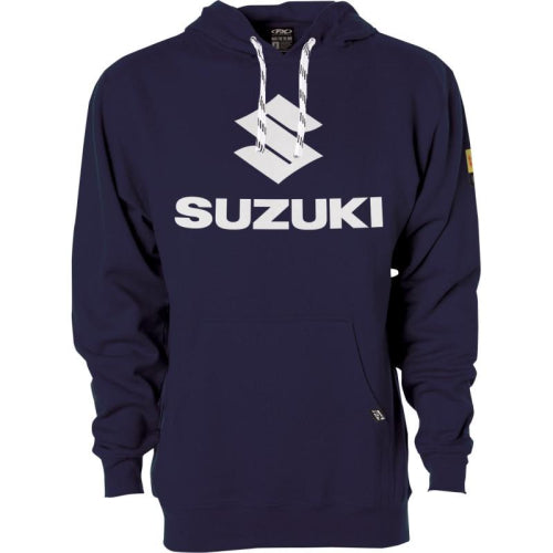 Factory Effex Suzuki Vertical Pullover Hoody Navy Large#mpn_26-88404