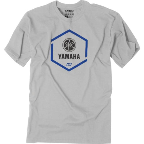 Factory Effex Yamaha Hexagon T-Shirt Gray 2XL#mpn_26-87208