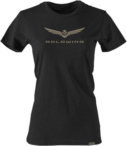 Factory Effex Goldwing Bold Women's T-Shirt Black Large#mpn_25-87854