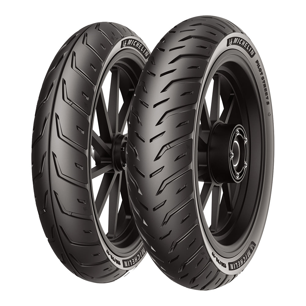 PILOT STREET 2 FRONT/REAR TIRE 100/90-10 61P REINF TL#mpn_18500