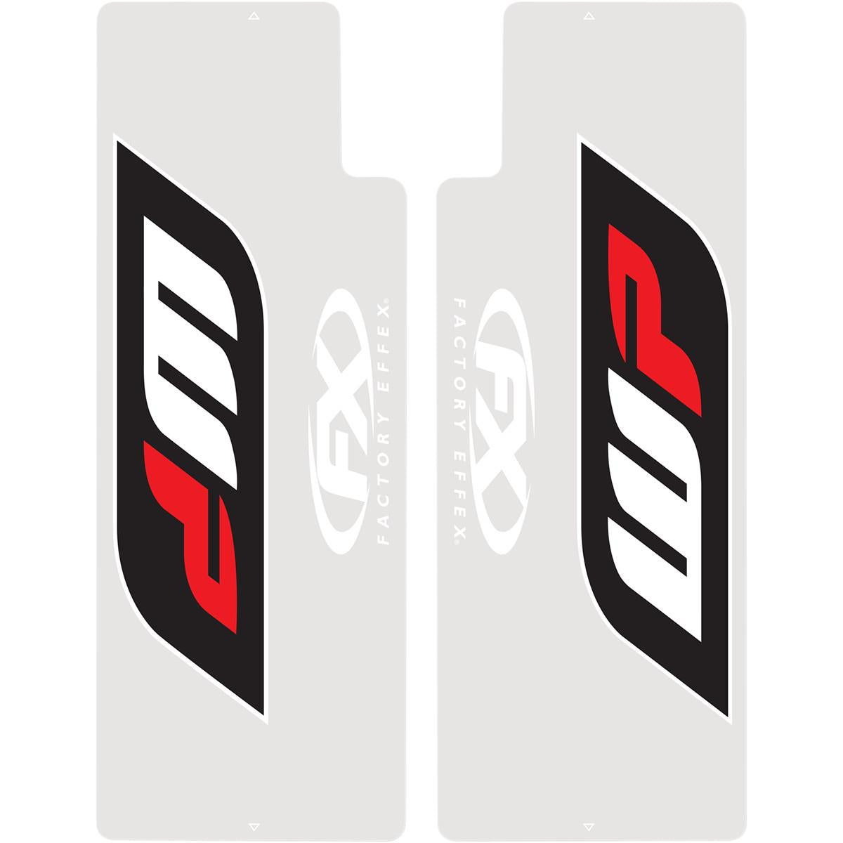 Factory Effex Clear Upper Fork Shields 2015 Clear/White#mpn_06-38010