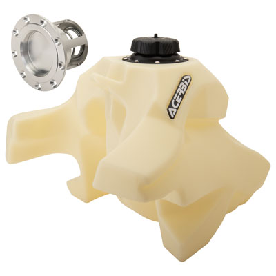 Acerbis Fuel Tank with SRT Dry Break Receiver 3.1 Gallon Natural#mpn_2093530060