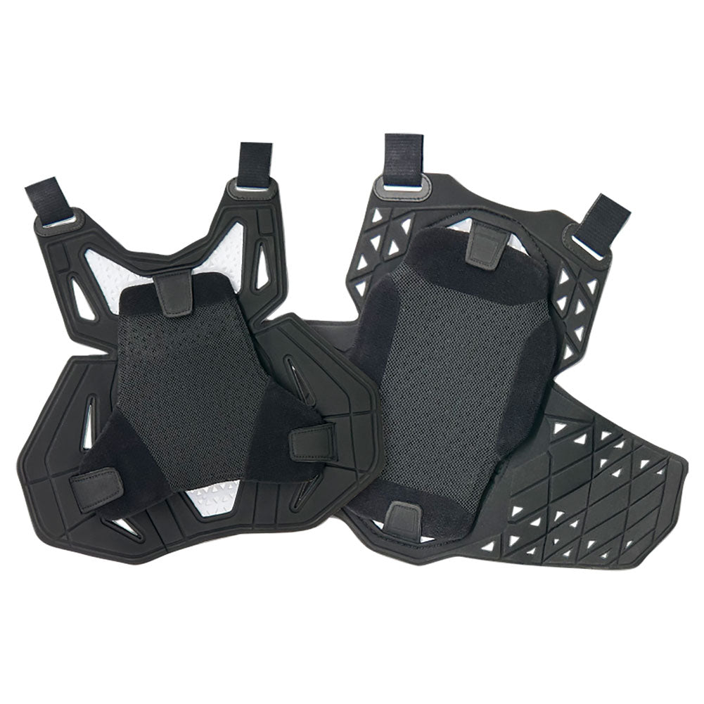 Atlas Youth Charger CE Roost Deflector with Shoulders Black#A1041-01-000