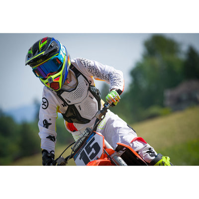 Atlas Youth Charger CE Roost Deflector with Shoulders Black#A1041-01-000