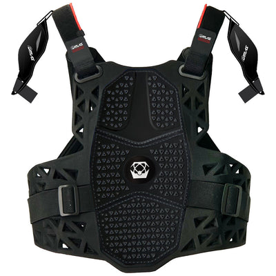 Atlas Youth Charger Roost Deflector with Shoulders Black#A1040-01-000