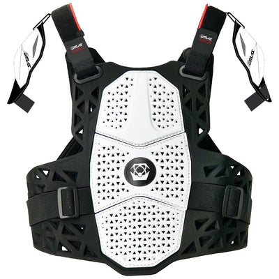 Atlas Youth Charger Roost Deflector with Shoulders White#A1040-00-000