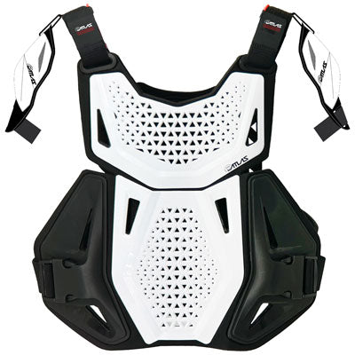 Atlas Youth Charger CE Roost Deflector with Shoulders White#mpn_A1041-00-000
