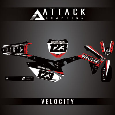 Attack Graphics Custom Velocity Complete Bike Graphics Kit#206982-P