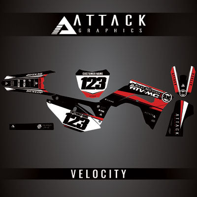 Attack Graphics Custom Velocity Complete Bike Graphics Kit#206982-P