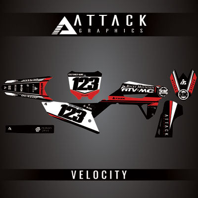 Attack Graphics Custom Velocity Complete Bike Graphics Kit#206982-P