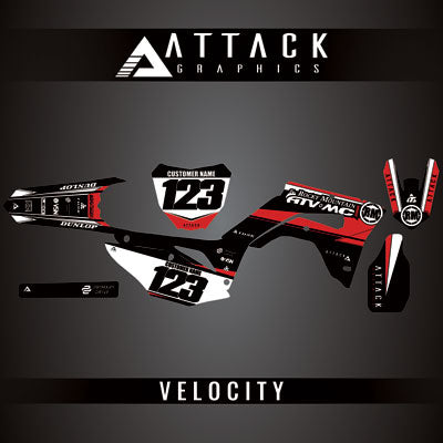 Attack Graphics Custom Velocity Complete Bike Graphics Kit#206982-P