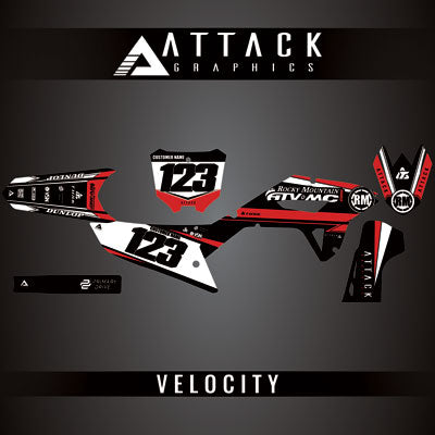Attack Graphics Custom Velocity Complete Bike Graphics Kit#206982-P