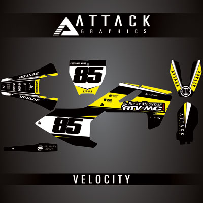 Attack Graphics Custom Velocity Complete Bike Graphics Kit#206982-P