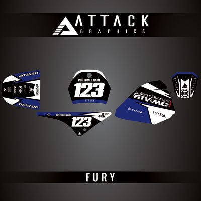 Attack Graphics Custom Fury Complete Bike Graphics Kit#206972-P