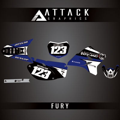 Attack Graphics Custom Fury Complete Bike Graphics Kit#206972-P
