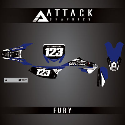 Attack Graphics Custom Fury Complete Bike Graphics Kit#206972-P