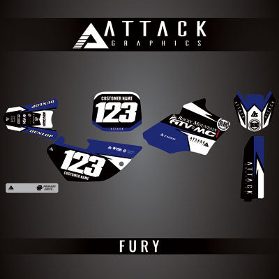 Attack Graphics Custom Fury Complete Bike Graphics Kit#206972-P