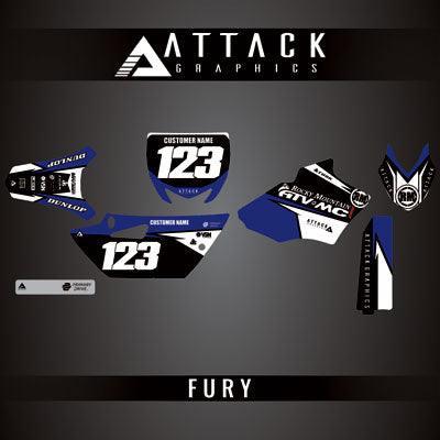 Attack Graphics Custom Fury Complete Bike Graphics Kit#206972-P