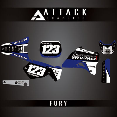 Attack Graphics Custom Fury Complete Bike Graphics Kit#206972-P