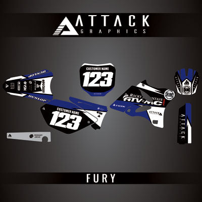 Attack Graphics Custom Fury Complete Bike Graphics Kit#206972-P