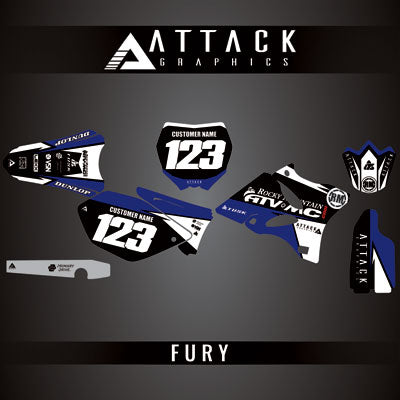 Attack Graphics Custom Fury Complete Bike Graphics Kit#206972-P