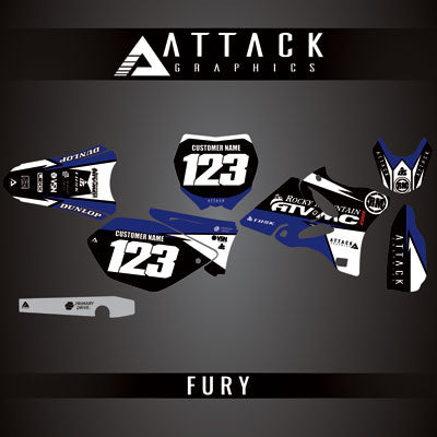 Attack Graphics Custom Fury Complete Bike Graphics Kit#206972-P