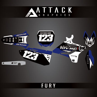 Attack Graphics Custom Fury Complete Bike Graphics Kit#206972-P
