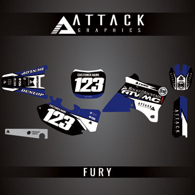 Attack Graphics Custom Fury Complete Bike Graphics Kit#206972-P