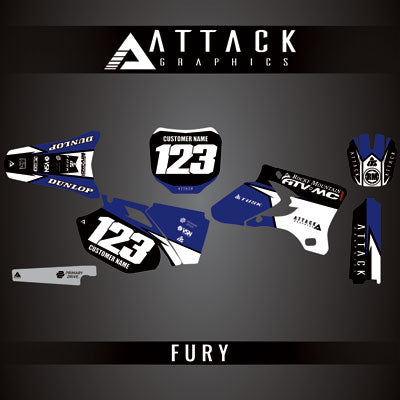 Attack Graphics Custom Fury Complete Bike Graphics Kit#206972-P